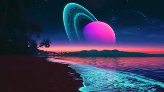 10 Hours Loop Bioluminescent Beach Screensaver Live Wallpaper [upl. by Ekez]