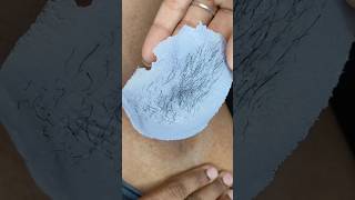 HARD ARMPIT WAXING TRICKS armpit wax shortsvideo viral [upl. by Acissehc]