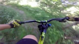 DH MTB Riding at Mohican Wilderness on Powerline trail [upl. by Hael]