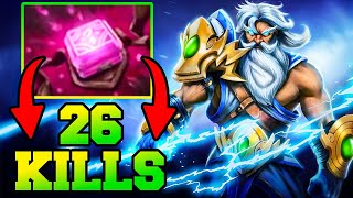 734 Mid Meta Zeus With 26 Kills  Zeus Dota 2 Guide Update Tutorial Gameplay Carry Support [upl. by Lucius]