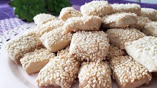 DE LEKKERSTE VEGAN KOEKJES OOIT  SESAM TAHINI COOKIES  Koekjes Recept [upl. by Concepcion570]