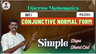 CNF Conjunctive Normal Form Discrete Mathematics [upl. by Lexie]