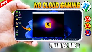 Play PC Games on Mobile Without Cloud Gaming  Run Windows On Mobile [upl. by Kris]