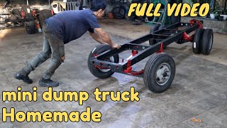 ORANG INI MEMBUAT MINI DUMP TRUCK HOMEMADE PROSES DARI NOL SAMPAI JADI [upl. by Yancey]