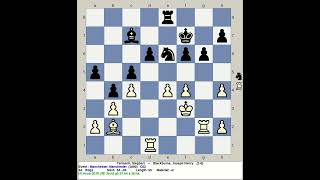 Tarrasch Siegbert vs Blackburne Joseph Henry  Manchester Chess 1890 England [upl. by Ilyak]