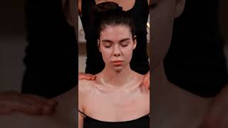 ASMR relaxing neck line and facial massage for Lisa asmrmassage [upl. by Zurkow]