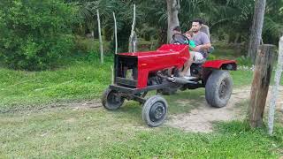 Tractor Casero con motor de moto 180 cc [upl. by Annuahs]