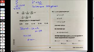 2021  2022 Kronometre Yayınları 21221232 TYT  2 Matematik Çözümleri  1 [upl. by Sadira]