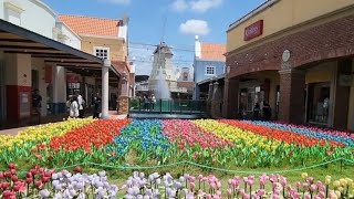 Explore Freeport AFamosa Outlet in Malacca Malaysia  Feat Windmill  Waterfall  Tulip Garden [upl. by Rosenfeld]