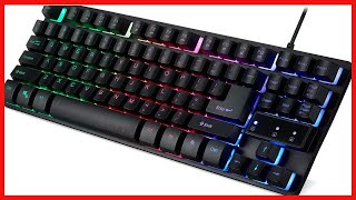 Acer Nitro TKL Gaming Keyboard  3 Zone Backlit LED Color Keys  4 Level Brightness  3 Preset Modes [upl. by Turley]