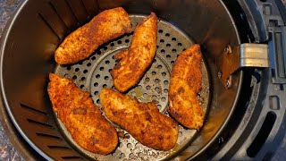 Air Fryer Chicken Tenders No Breading [upl. by Adne833]