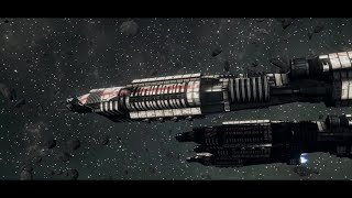 Epic Cinematic Space Battle  Battlestar Galactica Deadlock  NPC Wars 10 [upl. by Gnidleif]