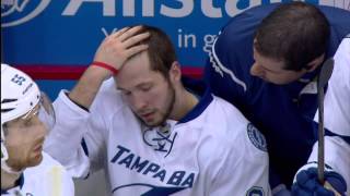 Gotta See It Lightning’s Kucherov gets “Kronwall’d” [upl. by Ilsa509]