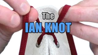 The “Ian Knot” the worlds fastest shoelace knot – Professor Shoelace [upl. by Brittani]