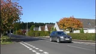 Autumn Trees On Stormont Road On History Visit To Scone By Perth Perthshire Scotland [upl. by Koetke656]