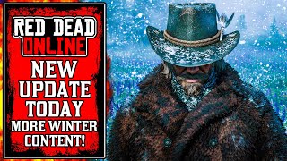 The NEW Red Dead Online UPDATE Today More Winter Content Releases RDR2 [upl. by Wolpert]