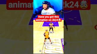 Ive NEVER saw this animation on NBA 2k24 🤯 nba2k [upl. by Leighton]