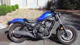 2023 Honda Rebel 500 with stock exhaust [upl. by Netsryk]