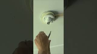 Mighty Mite Ceiling Fan Installation shorts handyman [upl. by Winstonn]