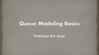 Queue Modeling Basics [upl. by Nitsraek20]