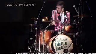 【カルメラ】CALMERA’S WORLD TOUR 2016FINAL「西井quotいがっちょquot啓介 ドラムソロ」 [upl. by Newmann]