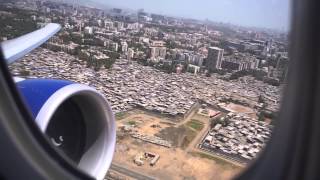 Mumbai Airport next to slums [upl. by Dewain]