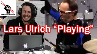 CAN LARS ULRICH ACTUALLY PLAY DRUMS  METALLICA  REACTION VIDEO [upl. by Yelsew]