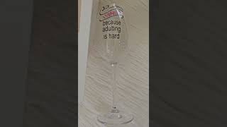 Loving our new wine glasses wine customwineglass smallbiz gifts celebrate buynow [upl. by Pieter]