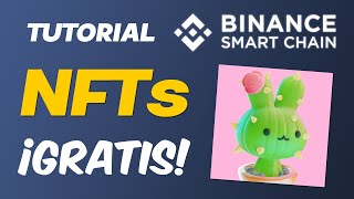 Cómo CREAR NFT ¡GRATIS en BINANCE SMART CHAIN ✅ Tutorial Treasureland [upl. by Ranie]