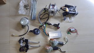 24v 250w hub motor kit cycle or handicap gadi ke liye [upl. by Roch]