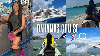 CARNIVAL CRUISE TO THE BAHAMAS VLOG [upl. by Nomannic]