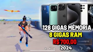 MUITO BARATO 5 MELHORES CELULARES PARA JOGAR FREE FIRE EM 2024 4GB  8GB RAM🔥 [upl. by Nuj706]