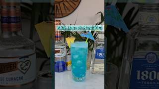 Blue Lagoon Margarita cocktail recipe bluelagoon margarita cocktail recipe fyp drink howto [upl. by Glory]