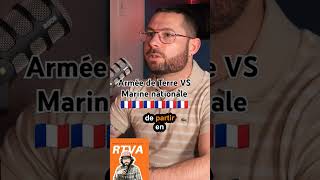 Les différences entre armée de terre marine nationale interview podcast armeefrancaise [upl. by Gilli]