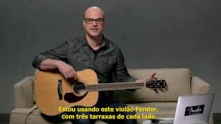 Fender®  Afinando seu Violão  Tutorial para iniciantes [upl. by Ellmyer]