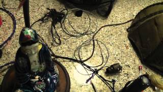 Rewiring an Antique Electric Table Lamp [upl. by Hyams]