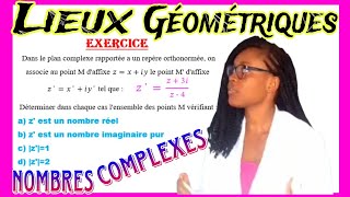 NOMBRES COMPLEXES 💖LIEUX GEOMETRIQUES💚 [upl. by Ybok641]