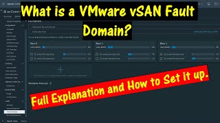 What is a VMware vSAN Fault Domain \\ Full explanation and How to Set it up [upl. by Eelame]