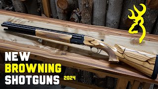 The Browning Over Under NEW Shotguns 2024 SHOT Show [upl. by Zondra]