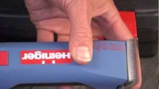 How to change clipping blades on the Saphir Cordless Clipper [upl. by Dearborn]