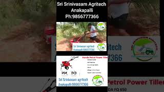 Honda Power Tiller FQ650  Sri Srinivasam Agritech [upl. by Vashtia469]