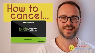 How to cancel a Tastecard 2022 Stepbystep [upl. by Vanden]