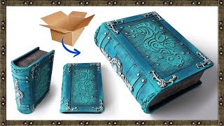 Idéia de CAIXA LIVRO estilo MARÍTIMO  DIY Cavalo Marinho [upl. by Rockefeller47]