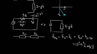 IMPEDANCIAS Y DIAGRAMAS FASORIALES CIRCUITOS ELECTRICOS 33 [upl. by Aninay946]