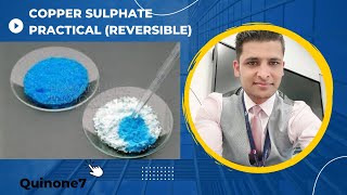 Hydrated copper sulphate into anhydrous GCSE practical Reversible reaction [upl. by Birkle]