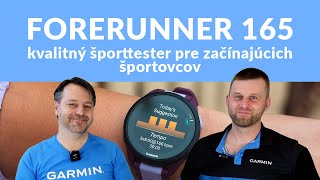 Garmin Forerunner 165  AMOLED HRV a pokrokové funkcie do 300€ [upl. by Herriott]