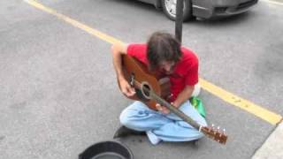 Dont Judge A Busker By His Guitaror Dirty Fingernails Meet Maui Steve of Montreal [upl. by Vilberg]