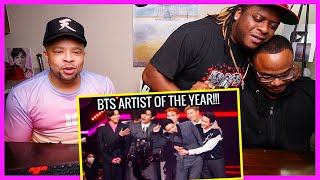 BTS Deserved This  BTS Artist of the Year  AMAs 2021 REACTION [upl. by Casanova]