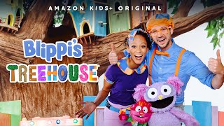 Blippis Treehouse  Speed Racer  Amazon Kids Original  Educational Videos For Kids With Blippi [upl. by Akiras]