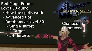 Final Fantasy 14 Red Mage Primer Level 50 guide in detail [upl. by Holle]